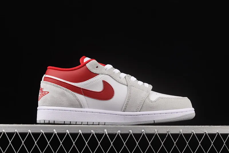 All categories Air Jordan Jordan series basketball shoes Air Jordan 1 Low Air Jordan 1 Low AJ1 Joe 1 low top beige red hook Retro cultural leisure sports basketball shoes DC6991-016